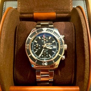 Authentic Breitling Superocean Chrongraph # A13311 Blue